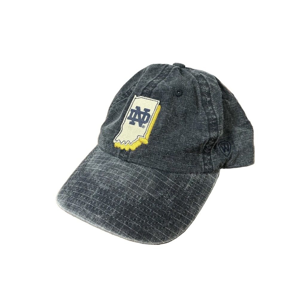 Top of the World Notre Dame Fighting Irish Indiana Outline Adjustable Hat Dark